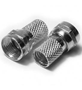 10x Twist On 5.5mm F-Connectors - RG58 RG59 URM70 H109F Satellite Cable